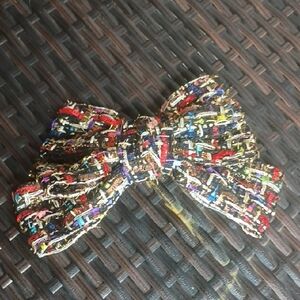 Multicolor Tweed Bow Tie